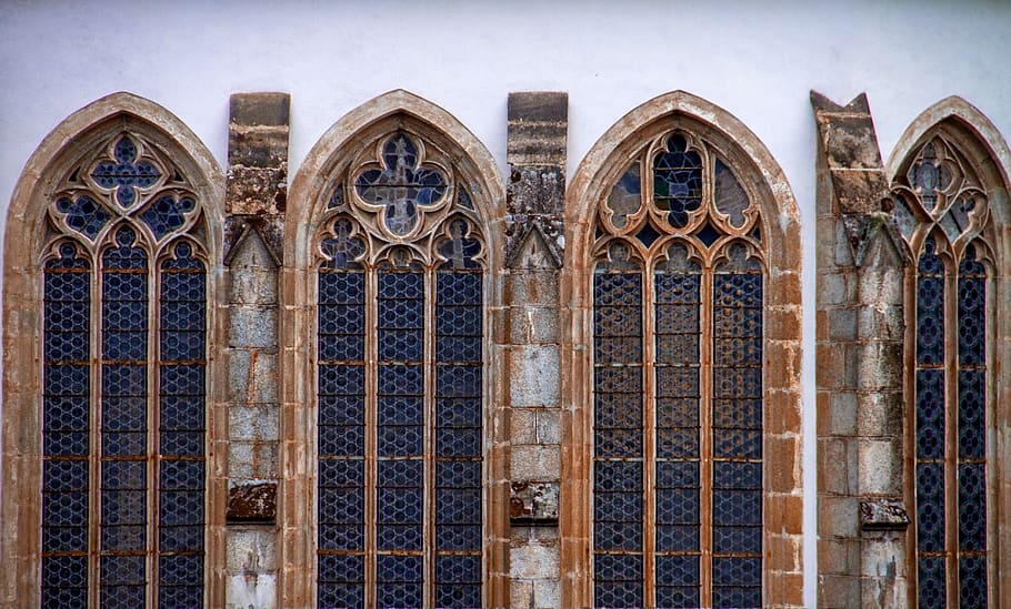 window, facade, church facade, architecture, church window HD wallpaper