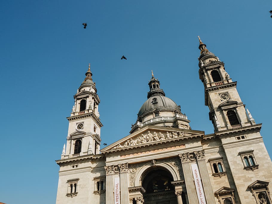 hungary, budapest, building exterior, low angle view, architecture HD wallpaper