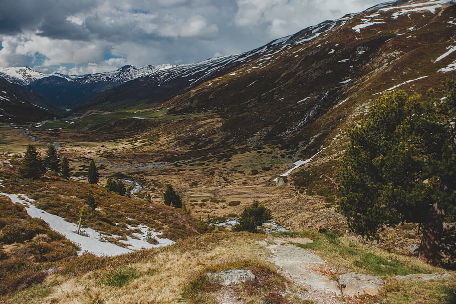 switzerland, grisons, alps, wilderness, mountains, landscape HD wallpaper