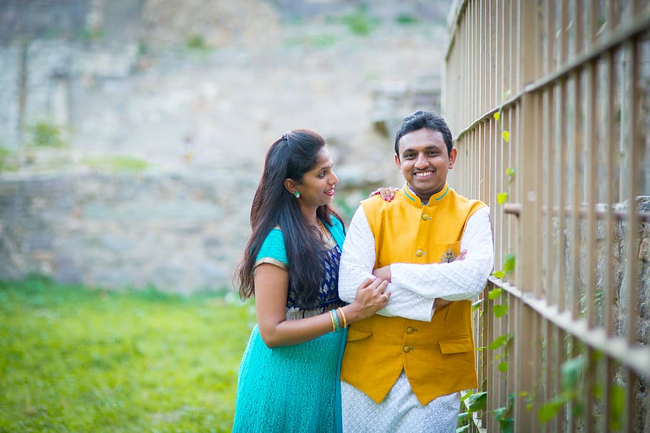 india, hyderabad, smiling, two people, standing, young adult HD wallpaper