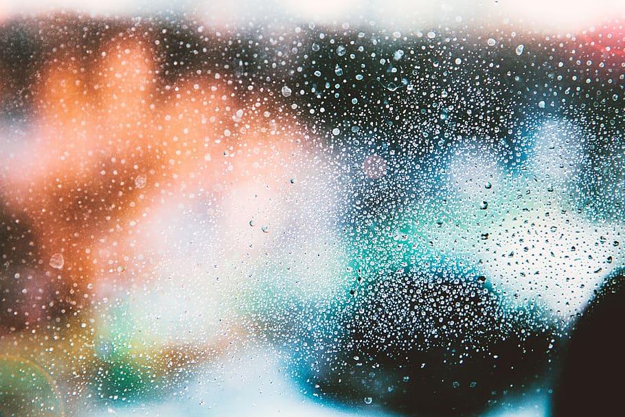 drops, window, rain, wet, water, rainy, glass, droplets, raindrops HD wallpaper