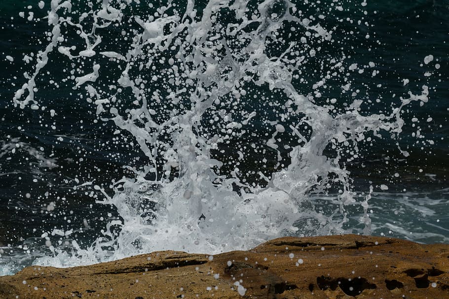 splash, wave, surf, ocean, nature, architecture, abstract, water HD wallpaper