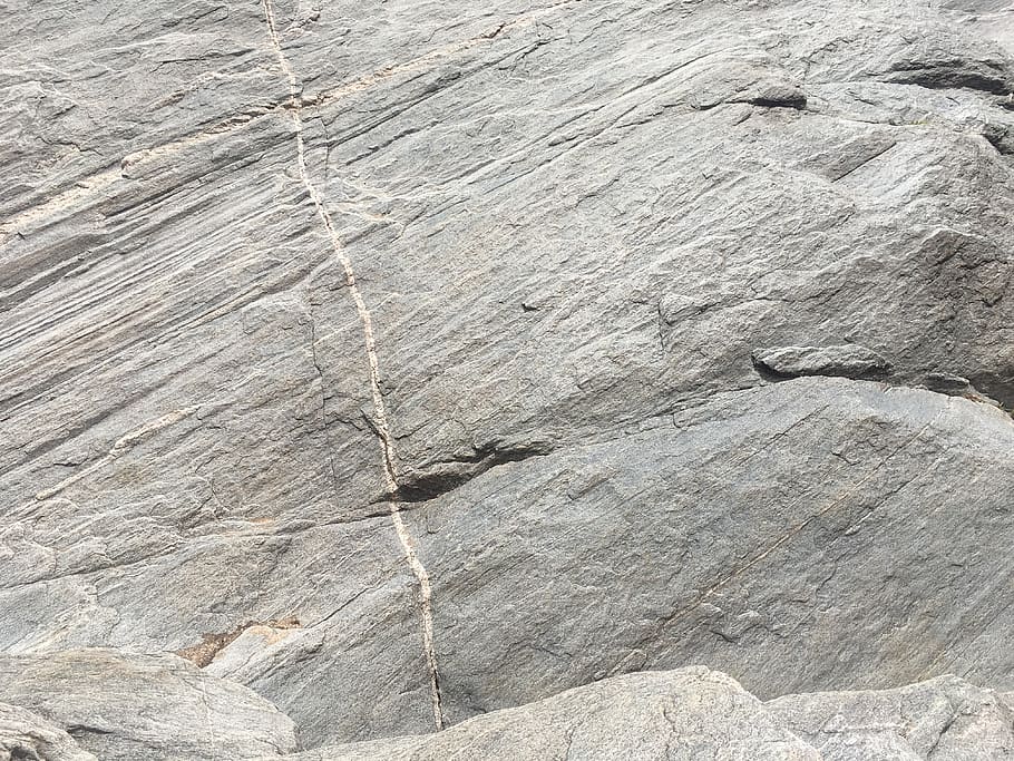 gray rock view, soil, outdoors, slate, nature, archaeology, limestone HD wallpaper