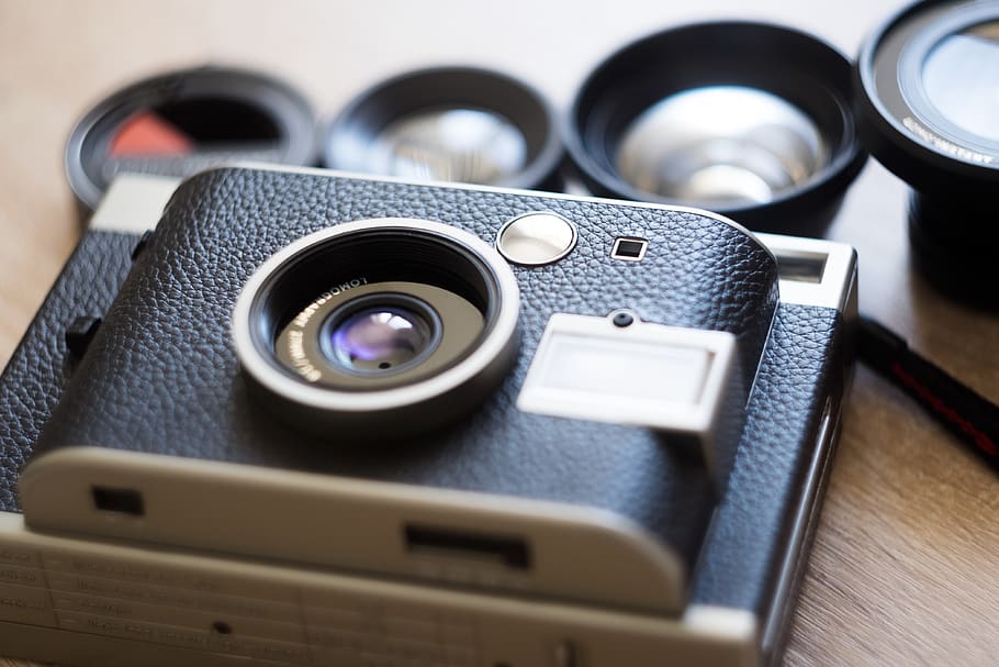 camera, polaroid, instax, instant, lomography, gear, lenses HD wallpaper