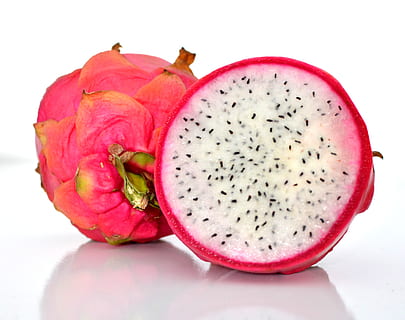 pitaya, fruit, tropical, red, dragon, food and drink, healthy eating HD wallpaper