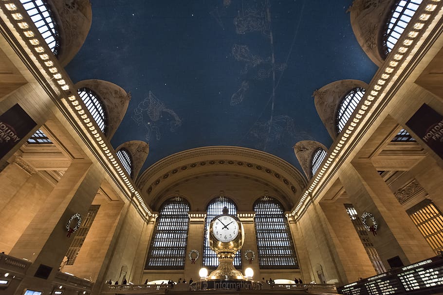 new york, grand central station, united states, new york city, HD wallpaper