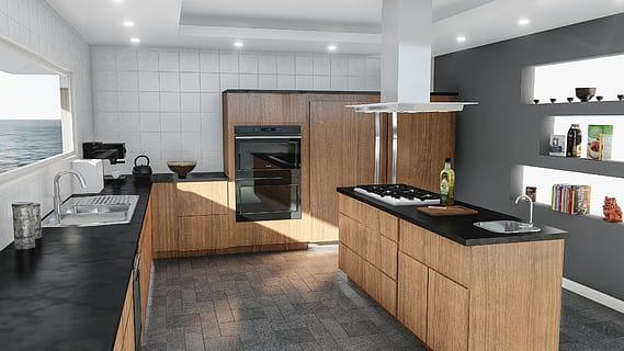 kitchen, design, modern, contemporary, indoors, furniture, room HD wallpaper