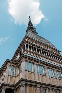 Mole Antonelliana in Turin, Italy, low angle view, built structure HD wallpaper