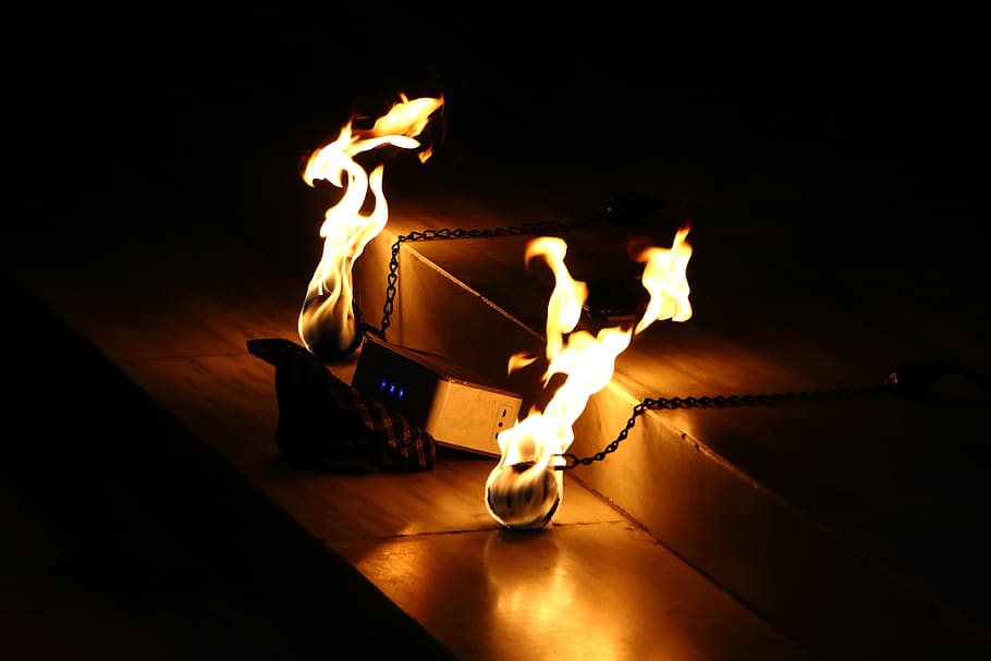 turkey, kadıköy, night, performance, fire, istanbul, love HD wallpaper