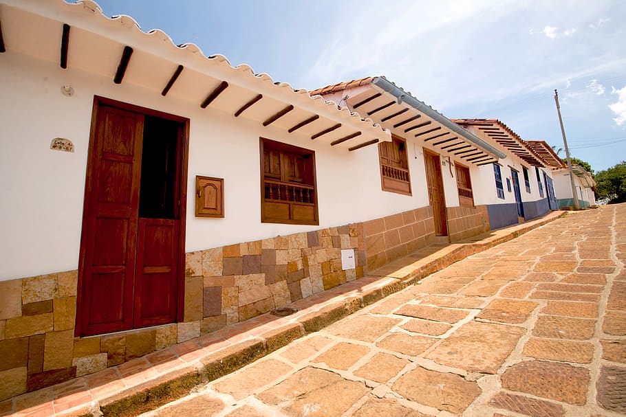colombia, barichara, architecture, building exterior, built structure