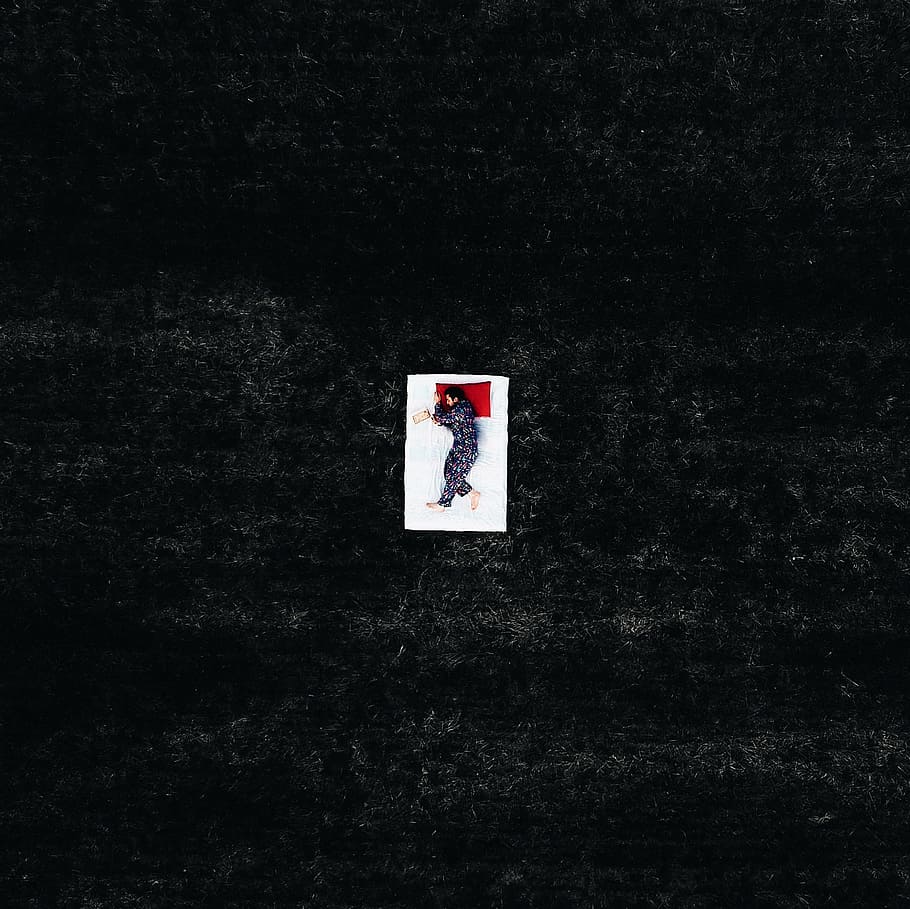Güven, drone view, aerial view, bed, looking down, abstract HD wallpaper