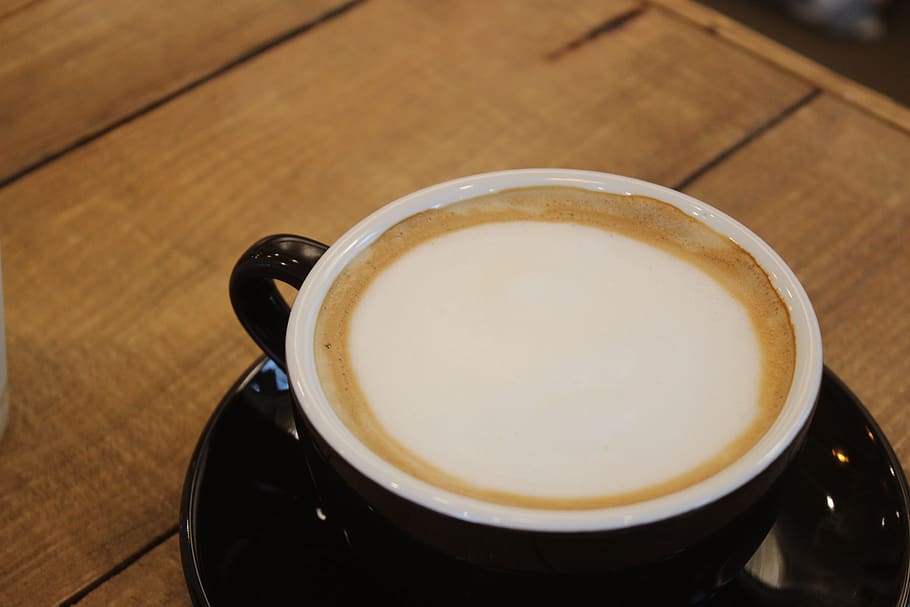 drinks, coffee, cup, cafe latte, brown, delicious, tea, plate HD wallpaper