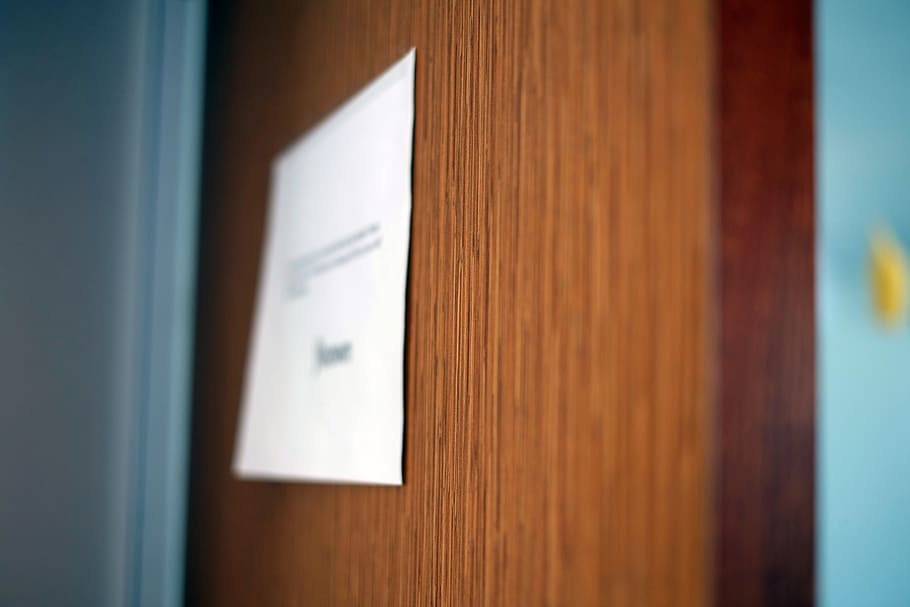 door, paper, quotes, indoor, indoors, close-up, wood - material HD wallpaper