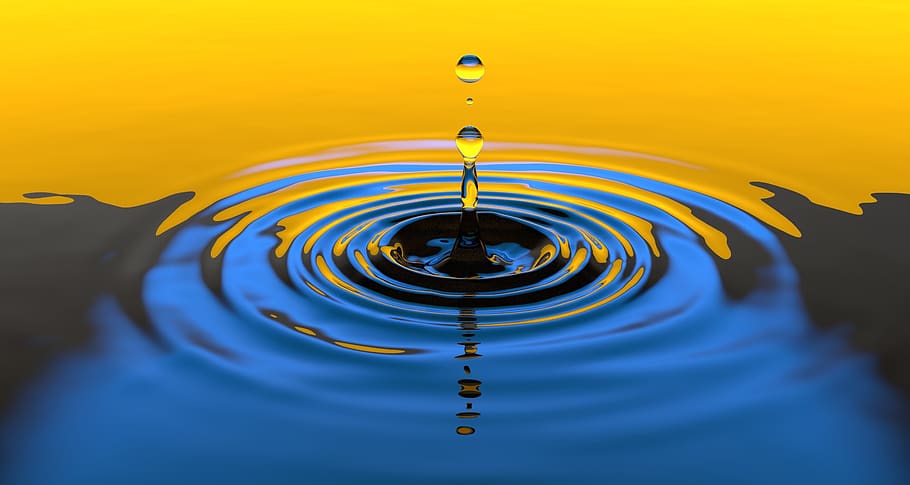 Water Drop, clean, clear, droplet, droplets, liquid, macro, motion HD wallpaper