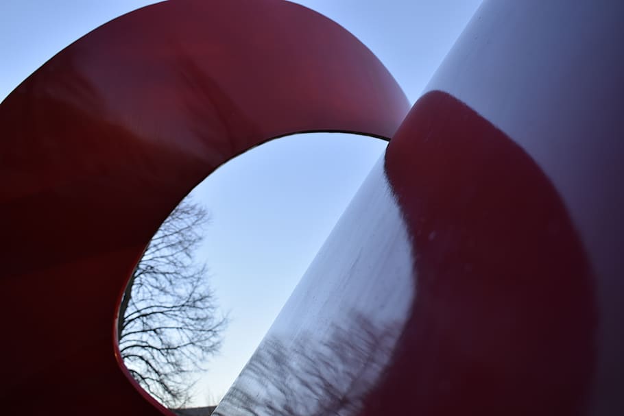 architicture, modern, sky, close-up, no people, red, nature HD wallpaper