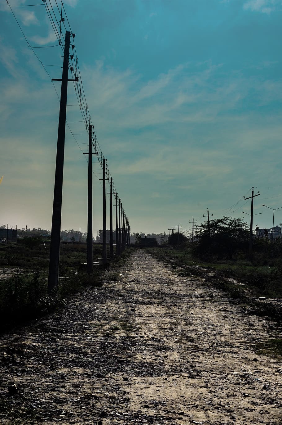 sky, the way forward, connection, direction, no people, cable HD wallpaper