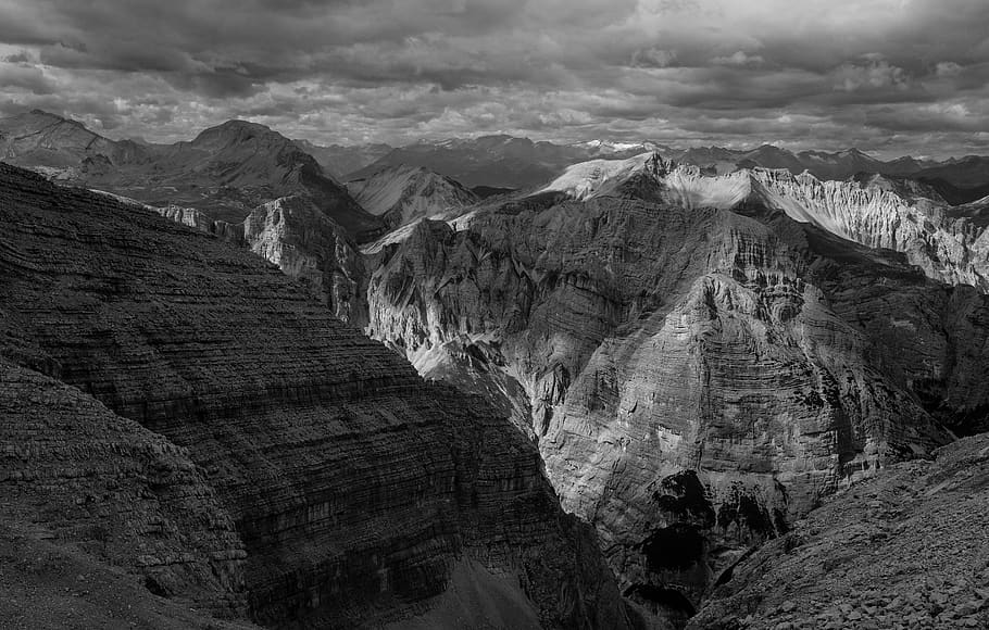 rock mountains, outdoors, nature, mountain range, peak, valley HD wallpaper