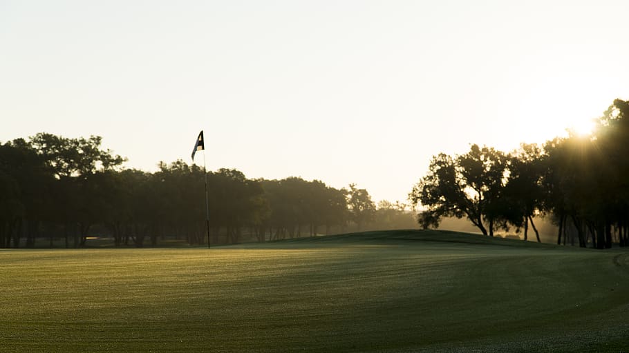 golf, golf course, golfing, green, grass, field, golfers, nature HD wallpaper