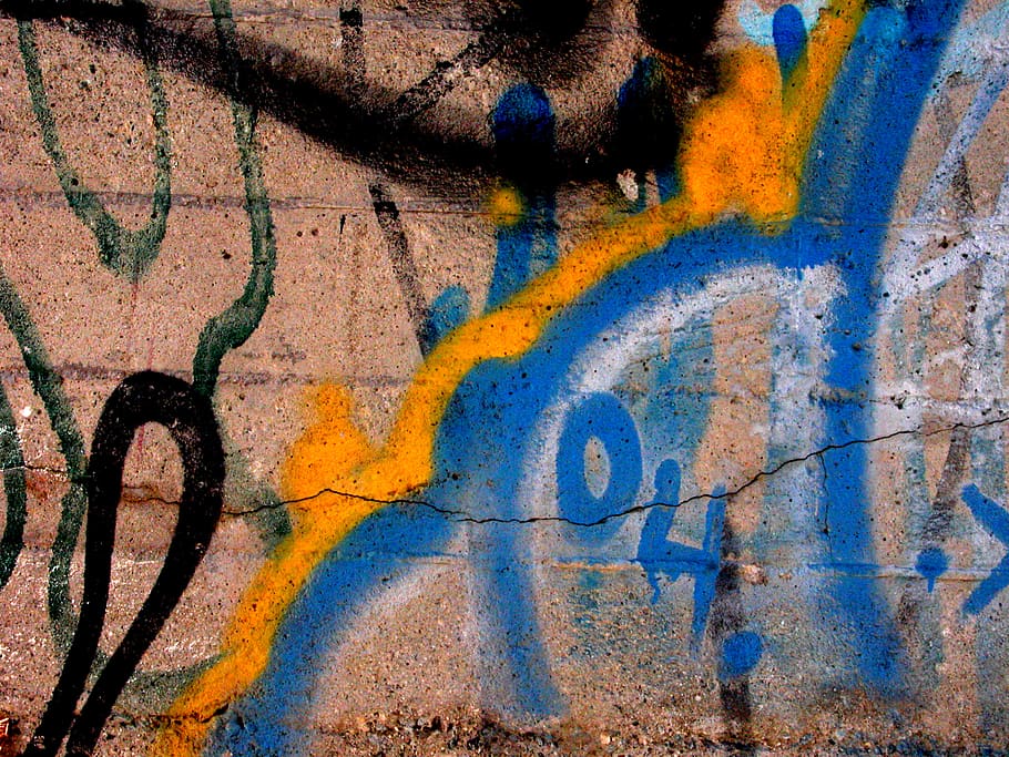 background, pattern, organic, abstract, graffiti, black, blue HD wallpaper