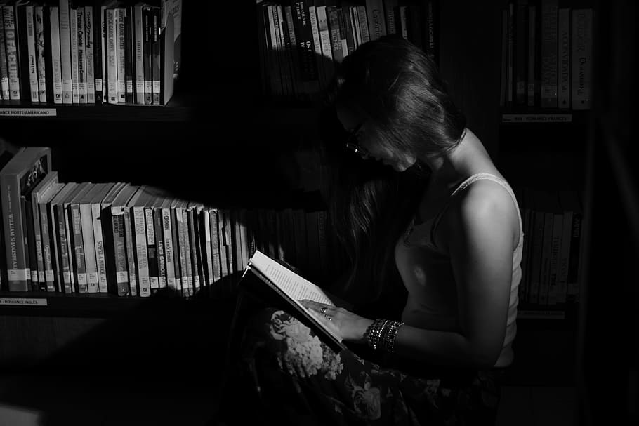 reading, education, school, book, one person, publication, indoors HD wallpaper