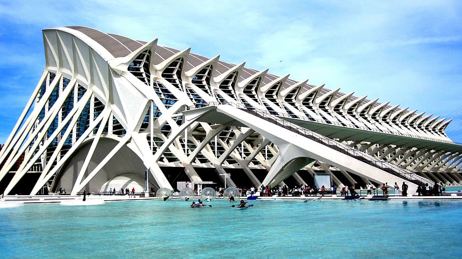 View of Modern Building, architecture, arts, bridge, city, cityscape HD wallpaper