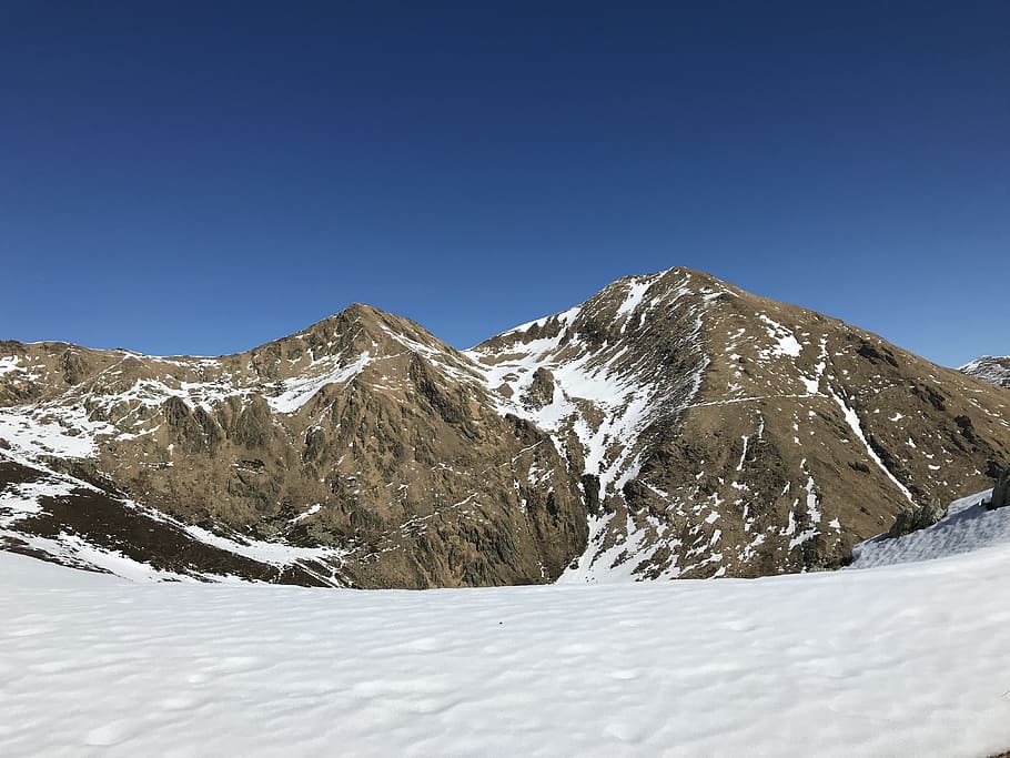 alpine route, alps, adventure, walk, sky, tops, excursions, HD wallpaper