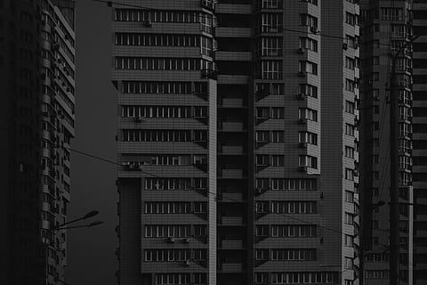 gray concrete buildings, office building, city, urban, architecture HD wallpaper
