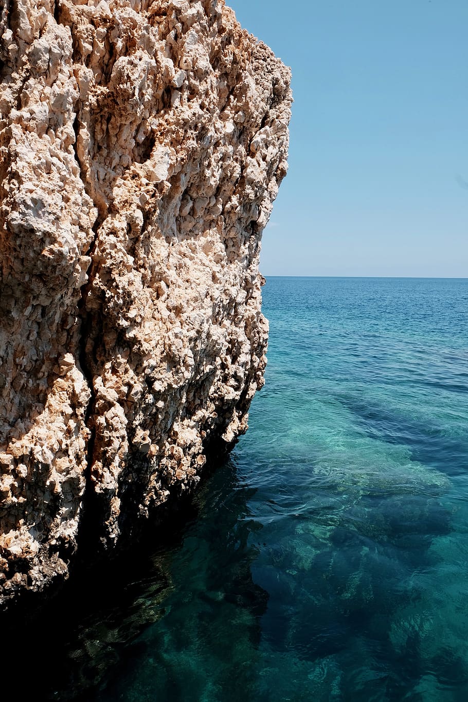 turkey, kaş, blue, turquoise, ocean, stone, minimal, water HD wallpaper
