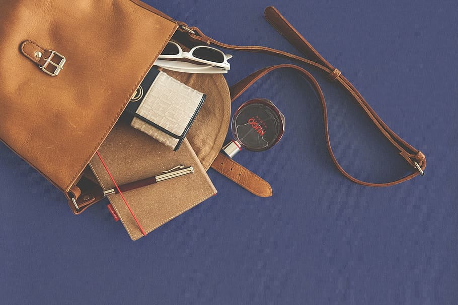 bag, business, leather, case, object, pen, glass, shade, notebook HD wallpaper