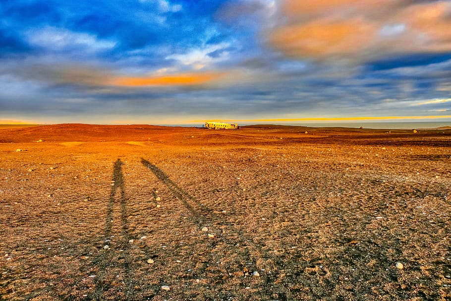 iceland, sunset, landscape, sky, panorama, mood, environment HD wallpaper