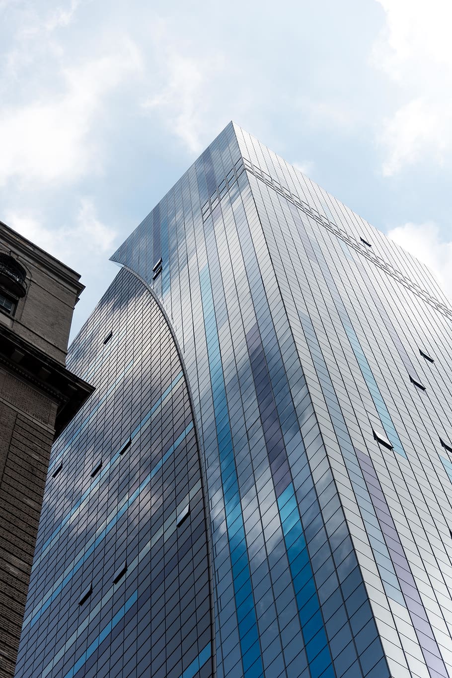 architecture, building, glass, mirror, angles, lines, reflection HD wallpaper