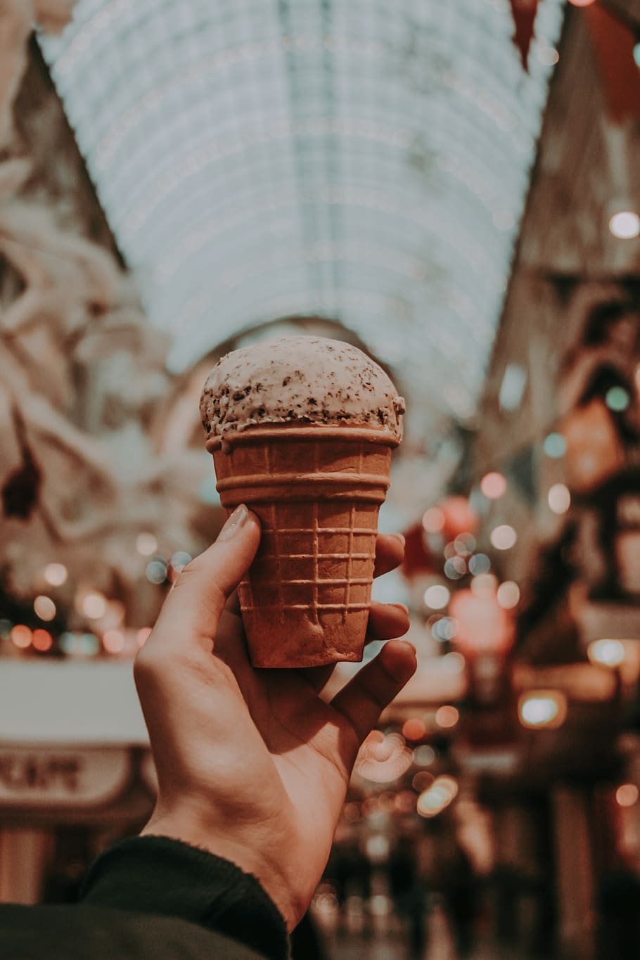 chocolate ice cream, food, creme, dessert, sweets, confectionery HD wallpaper