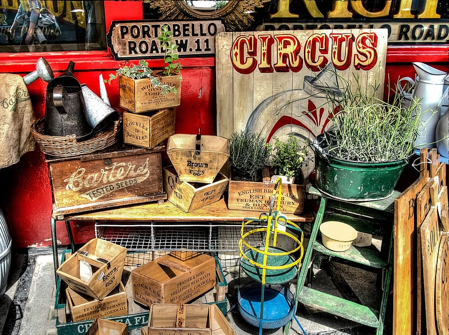 Baskets Collection, boxes, britain, city, commerce, culture, decoration HD wallpaper