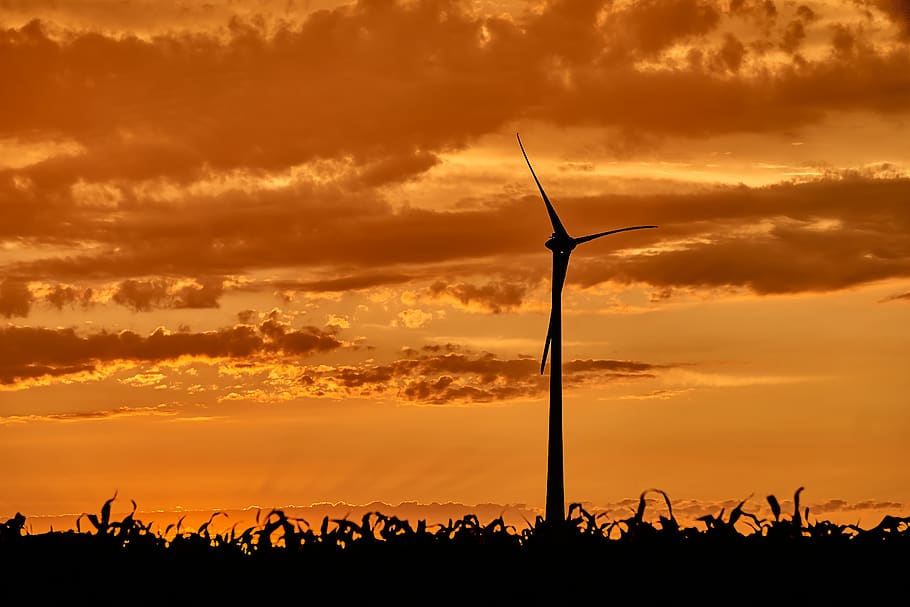 windräder, wind power, energy, blue, environmental technology HD wallpaper