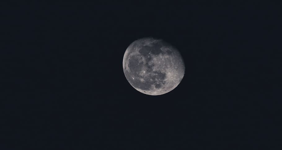 full moon, sky, dark, night, space, astronomy, beauty in nature HD wallpaper