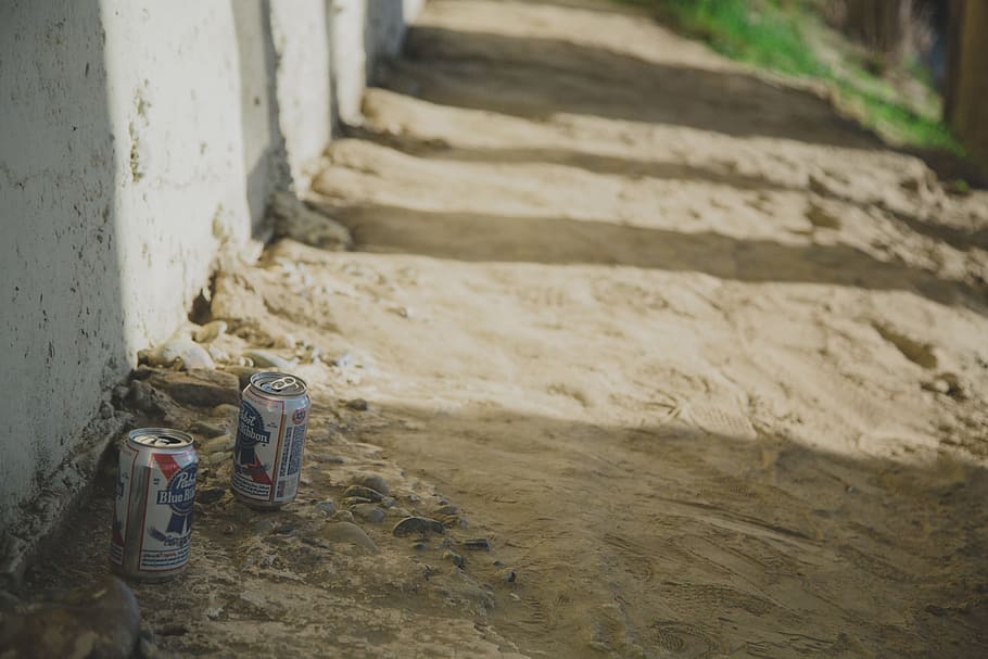 beer, cans, alcohol, drinking, drinks, ground, sand, architecture HD wallpaper