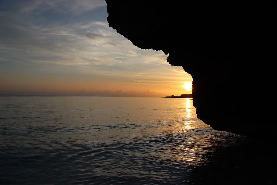 do cuba, varadero, sunset, holiday, landscape, beach, twilight, HD wallpaper