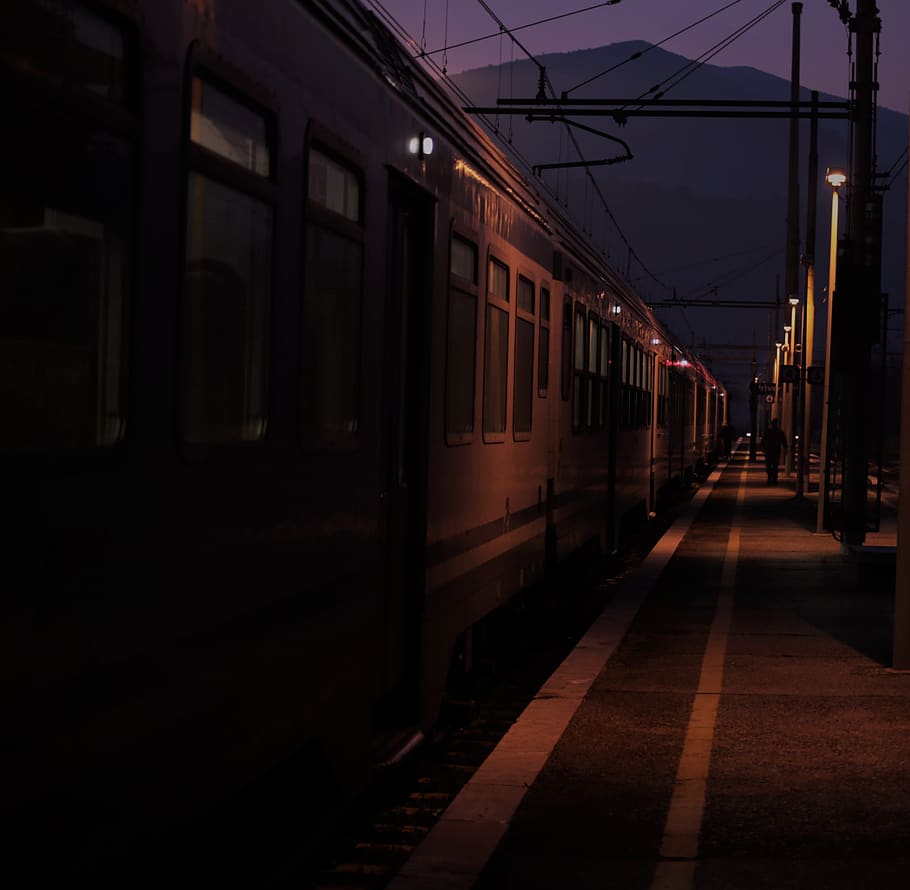 train, station, alb, trip, railroad, rail transportation, mode of transportation HD wallpaper