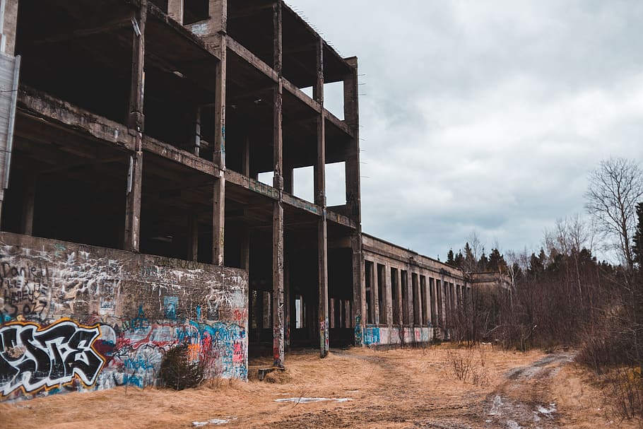 building, wall, art, mural, painting, graffiti, brick, construction HD wallpaper