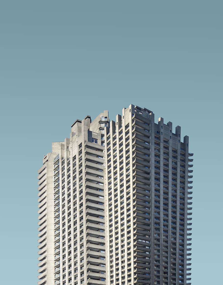 white high-rise building, building exterior, built structure HD wallpaper