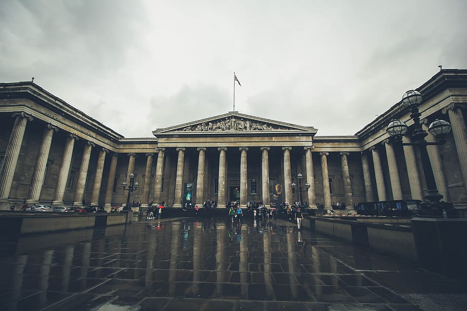 architecture, building, infrastructure, flag, museum, travel HD wallpaper