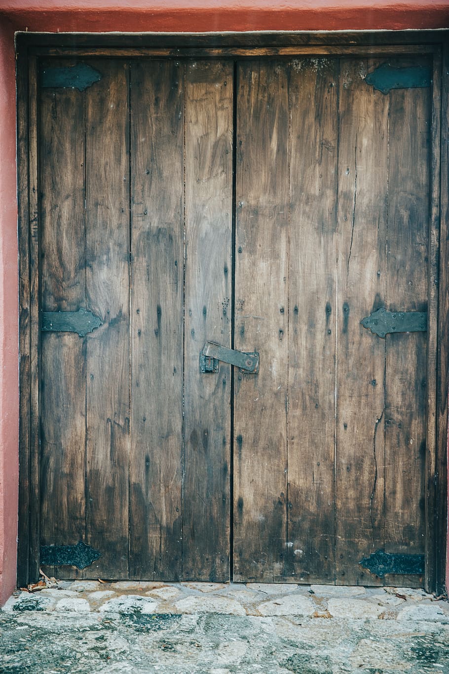 brown wooden gate, door, wood - material, entrance, no people HD wallpaper
