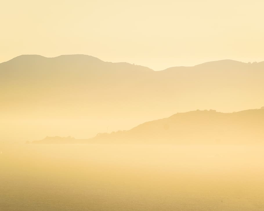 mountains during daytime, tranquility, beauty in nature, sky HD wallpaper