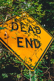 Dead End Road Sign, bright, caution, color, danger, environment HD wallpaper