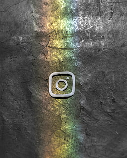 Instagram logo art, textured, wall - building feature, no people HD wallpaper