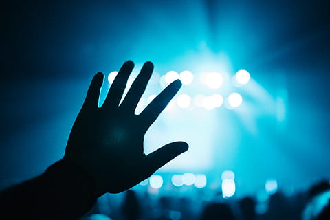 hand, light, reach, blue, god, jesus, worship, human hand, human body part HD wallpaper