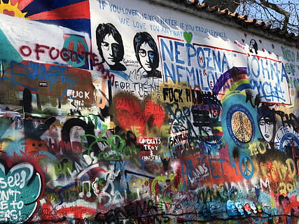 assorted-color graffiti on gray wall, painting, art, mural, berlin HD wallpaper