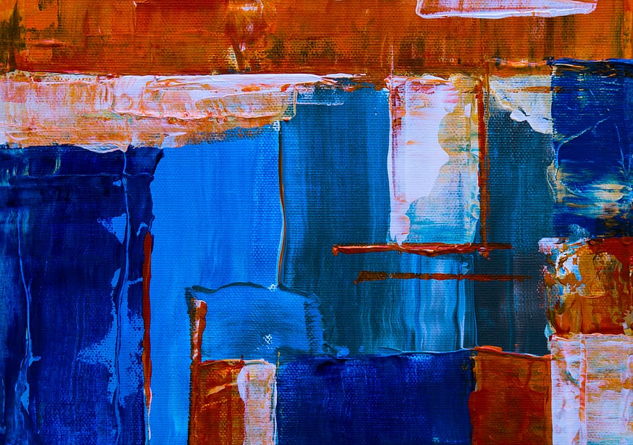 abstract painting, modern art, acrylic paint, wallpaper, contemporary art HD wallpaper