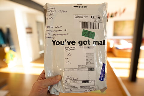 you've got mail-printed pack, person, human, present, box, finger HD wallpaper