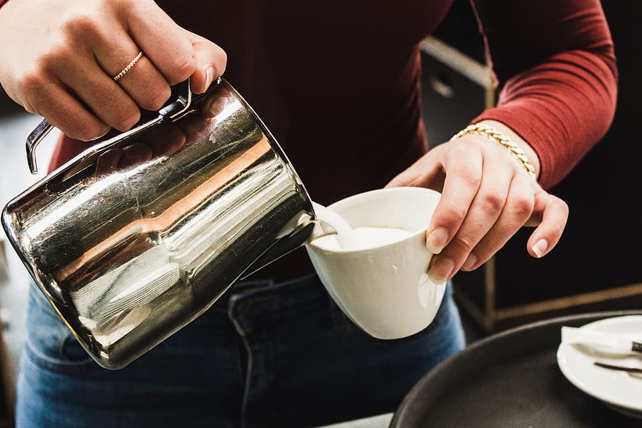human, person, finger, cup, coffee cup, drink, beverage, pottery HD wallpaper